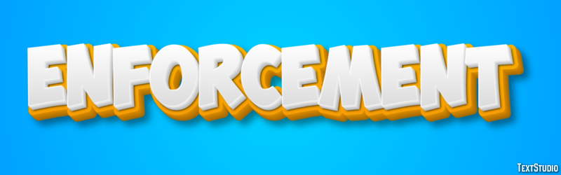 Enforcement Efecto de Texto