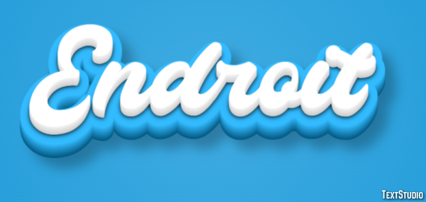 Endroit Text effect