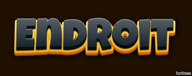 Endroit Texteffekt
