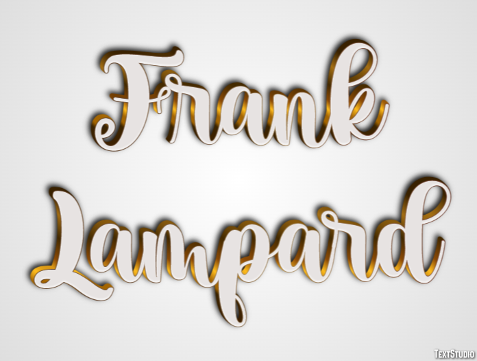 Frank Lampard Efeito do texto
