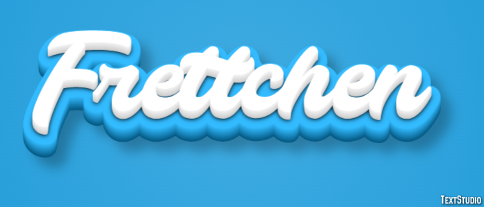Frettchen Efeito do texto
