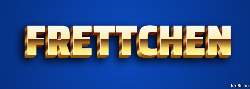 Frettchen Efeito do texto