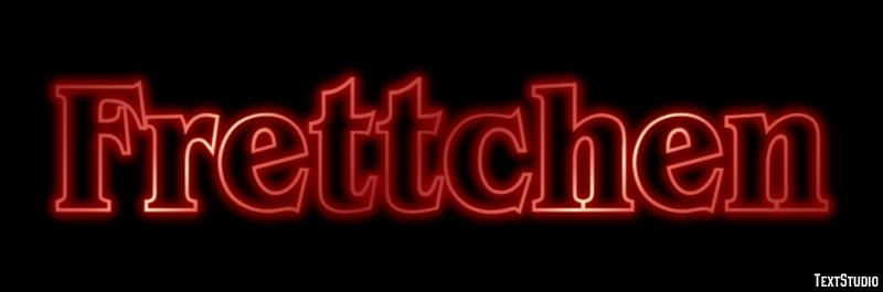 Frettchen Texteffekt