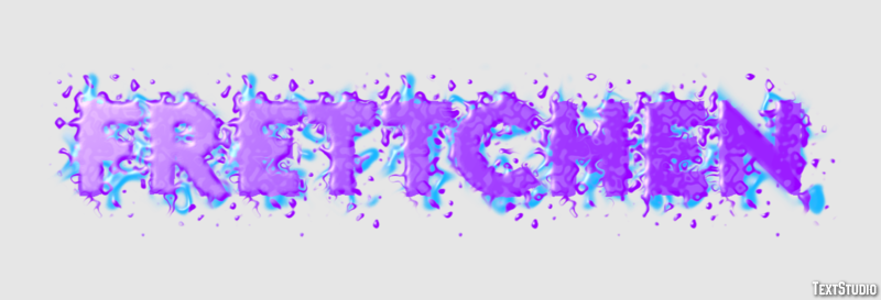 Frettchen Efeito de texto