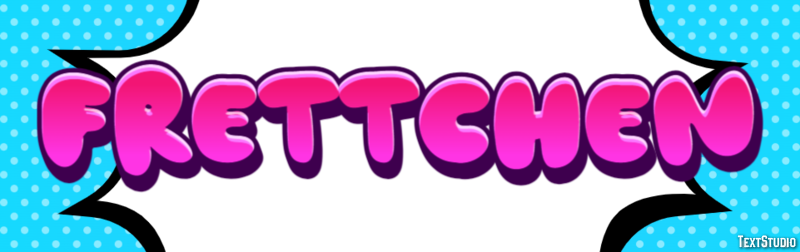 Frettchen Efeito do texto