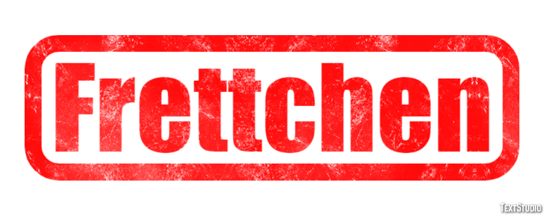 Frettchen Efeito do texto