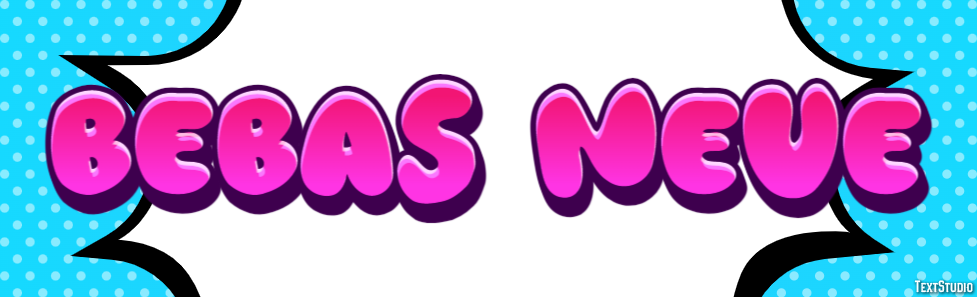 Bebas Neue テキスト効果