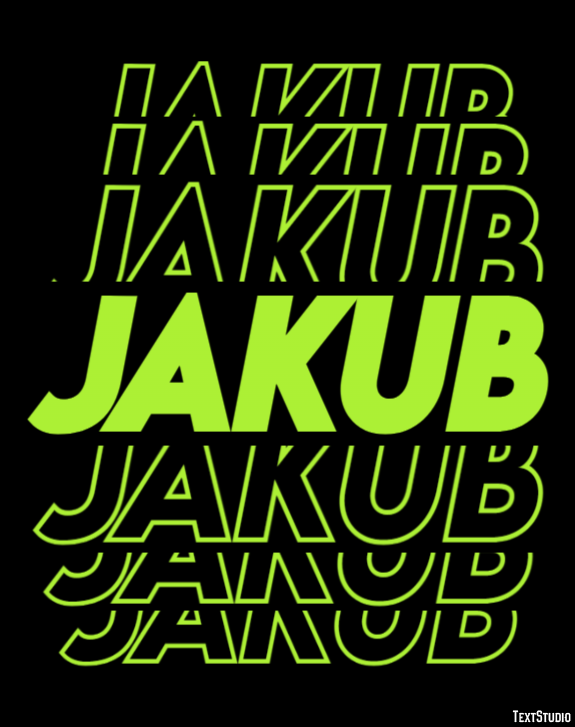 Jakub Tekst Effect