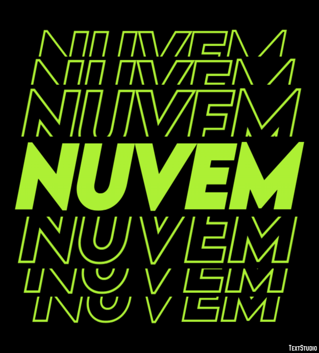 Nuvem Efekt tekstowy