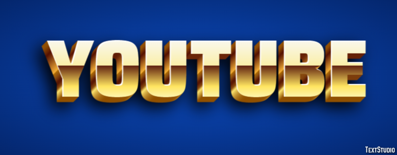 YouTube Effet de texte