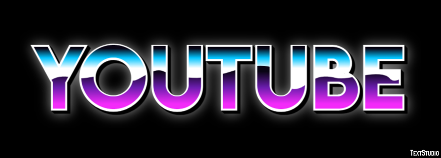 YouTube Effet de texte