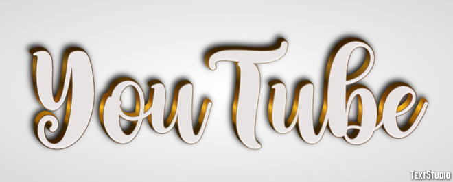 YouTube Effet de texte