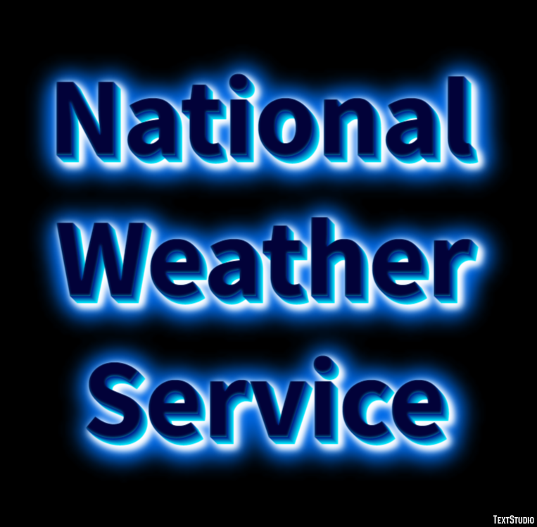 National Weather Service Tekst Effect