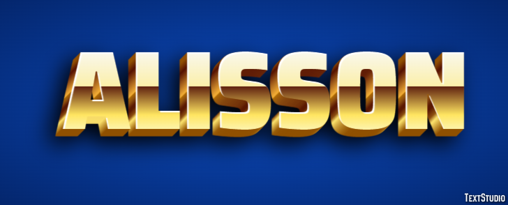 Alisson Text effect