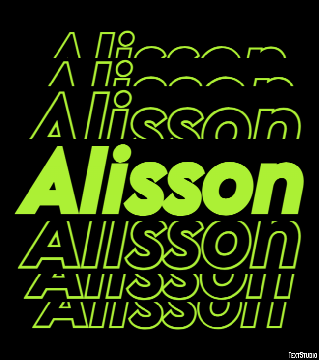 Alisson Text Effect
