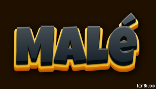 Malé Эффект текста