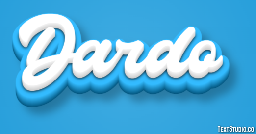 Dardo Efecto de texto