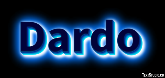 Dardo Efecto de texto