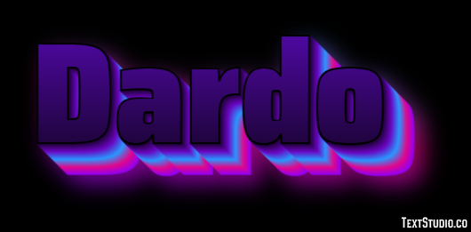 Dardo Efecto de texto
