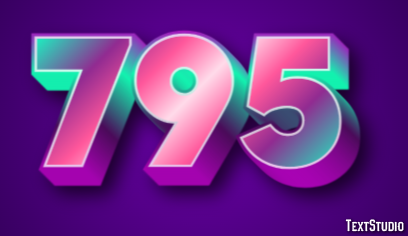795 Text Effect