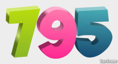 795 Text Effect