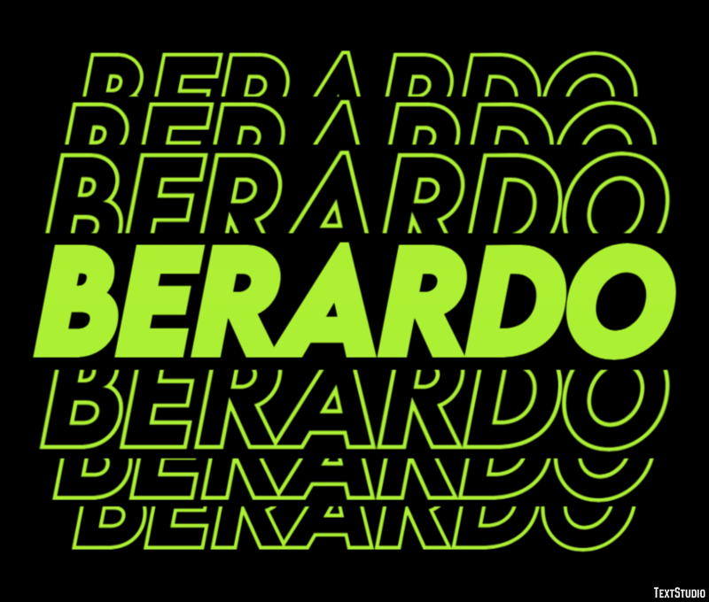 Berardo Effetto testo
