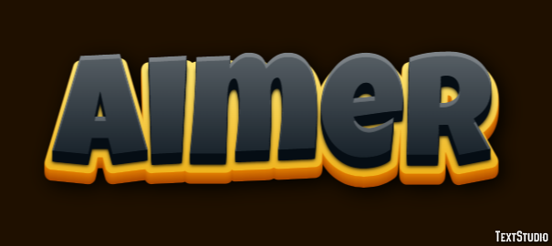 Aimer Effet de Texte