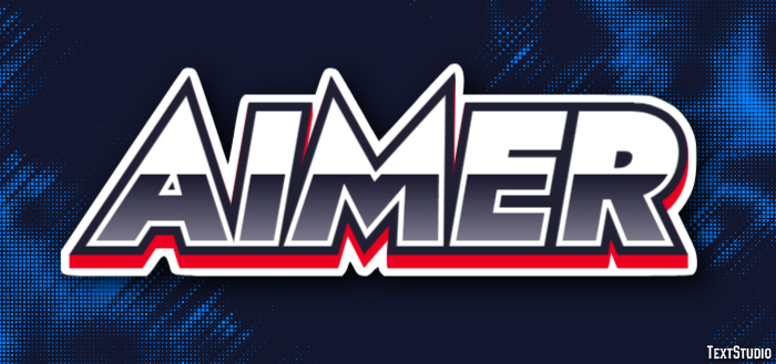 Aimer Эффект текста