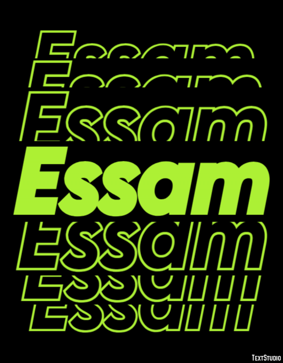Essam Text effect