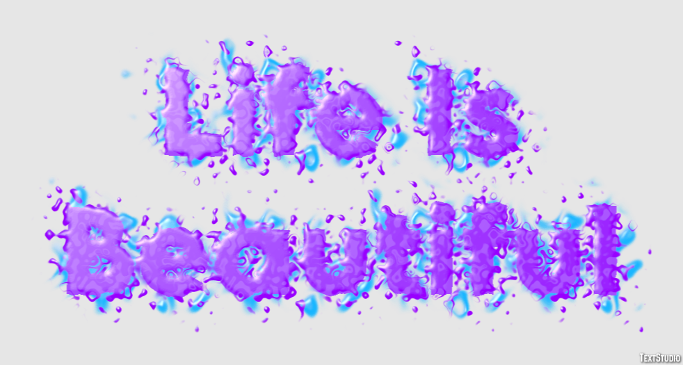 Life Is Beautiful Text Effect