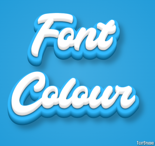 Font Colour Metin Efekti