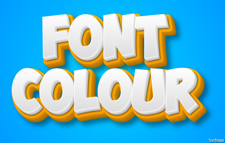 Font Colour Efekt tekstowy