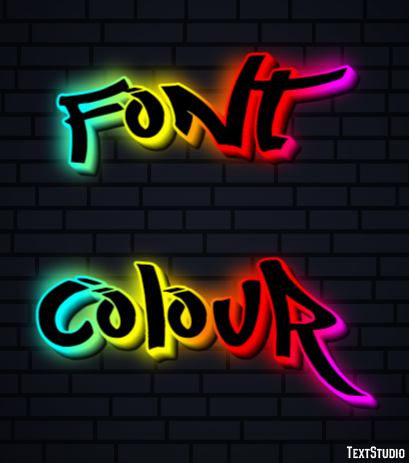 Font Colour Efekt tekstowy