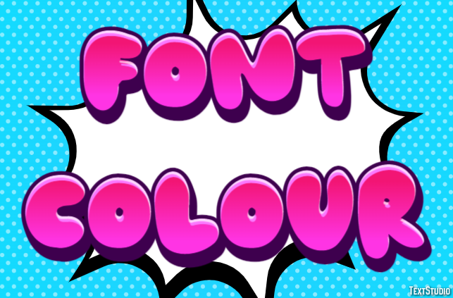 Font Colour Efekt tekstowy