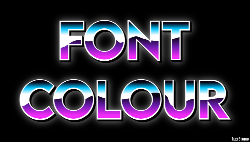Font Colour Efekt tekstowy