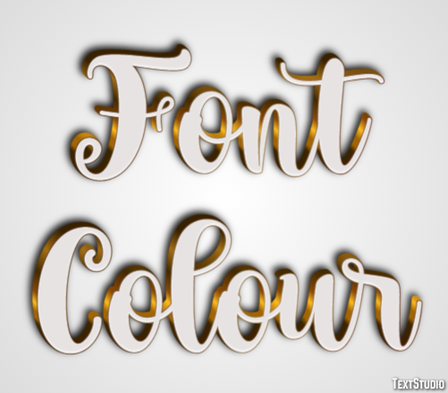 Font Colour Efekt tekstowy