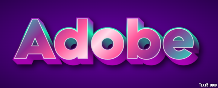 Adobe Efeito de texto