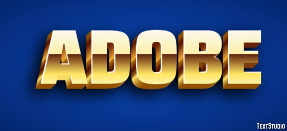 Adobe Efeito de texto