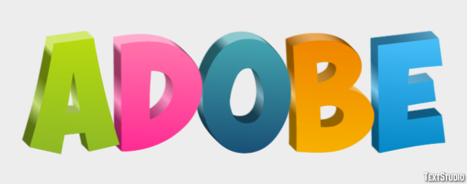 Adobe Efeito de texto