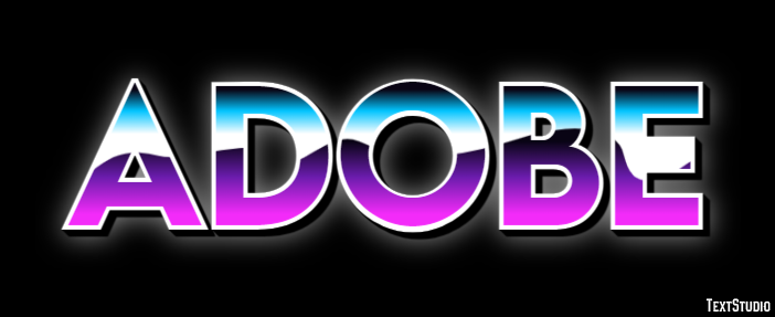 Adobe Efeito de texto