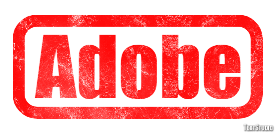 Adobe Effetto testo
