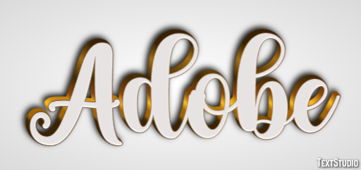 Adobe Efeito de texto