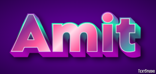 Amit Text Effect