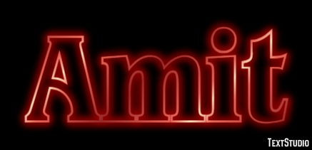 Amit Text Effect