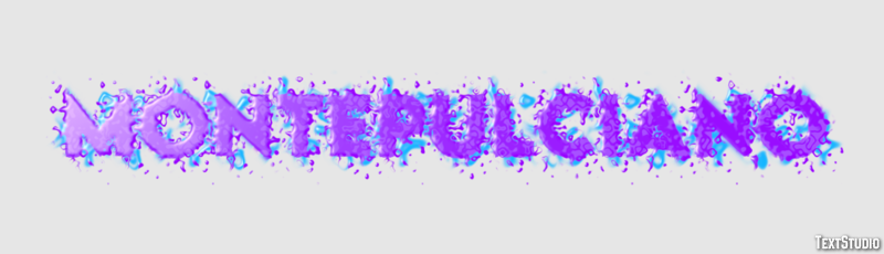 Montepulciano Efekt tekstowy