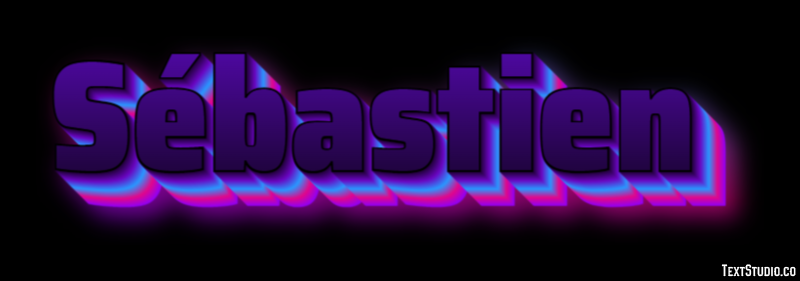 Sébastien Text effect
