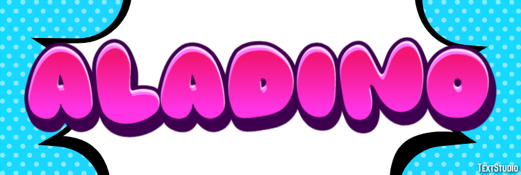 Aladino Efecto de Texto