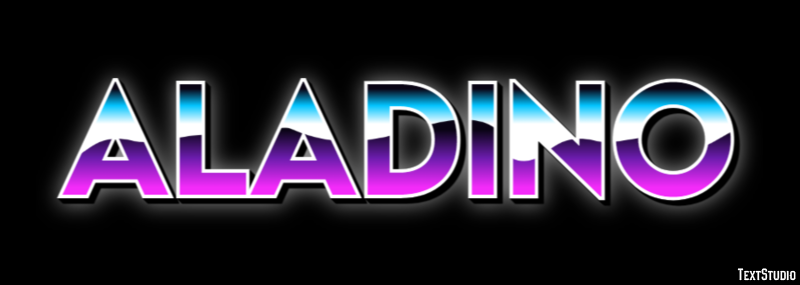 Aladino Efecto de Texto