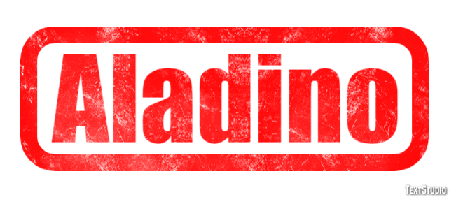 Aladino Text effect