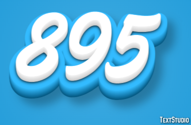 895 Efekt tekstowy
